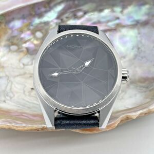 Morphic M59 Series Leather Overlaid Nylon Band Watch Black (MPH5905) 45mm